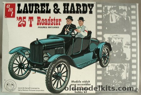 AMT 1/25 Laurel & Hardy 1925 Ford Model T Roadster, T462 plastic model kit